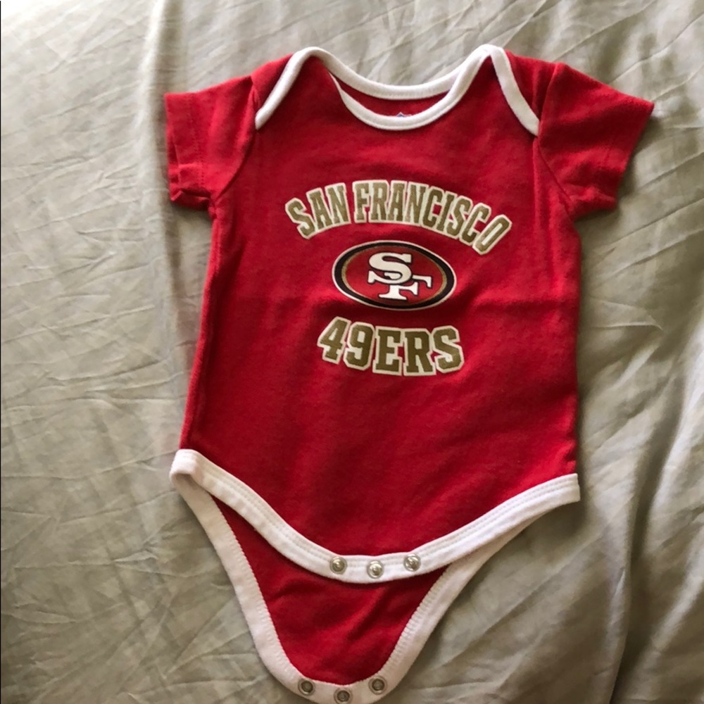 49ers onesie 3/6 months